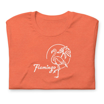 Flamingo Grill unisex printed t-shirt