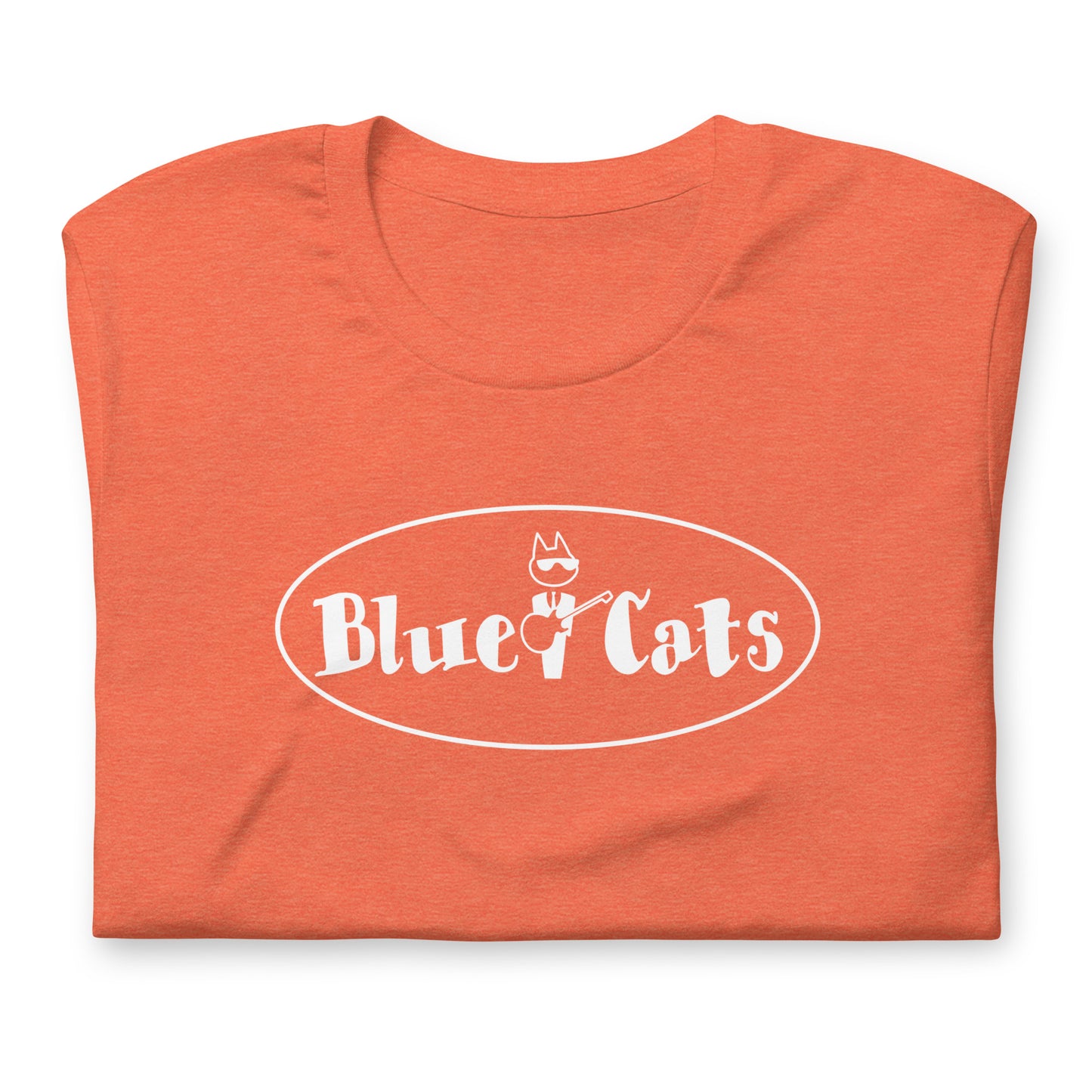 Blue Cats unisex printed t-shirt