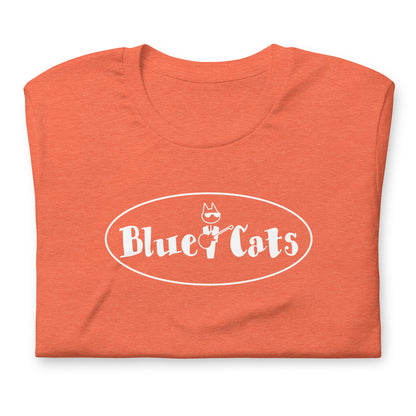 Blue Cats unisex printed t-shirt