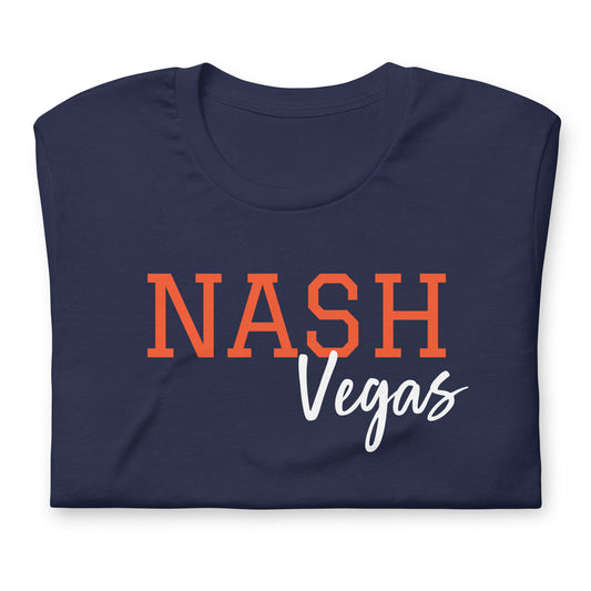 Nash Vegas unisex printed t-shirt