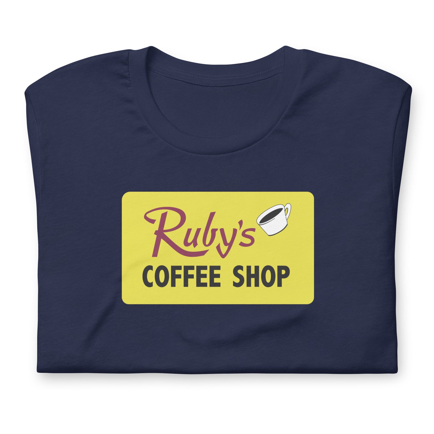 Ruby's Coffee Shop unisex printed t-shirt