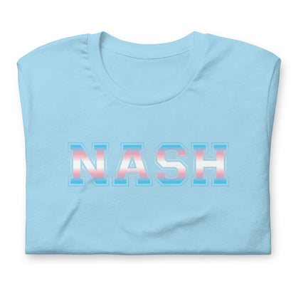 Nash trans pride unisex printed t-shirt