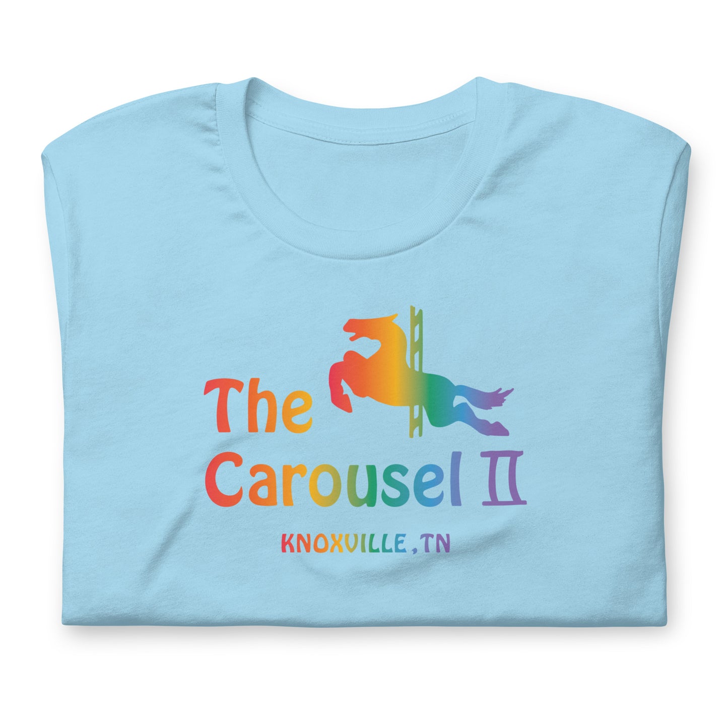 Carousell II pride unisex printed t-shirt