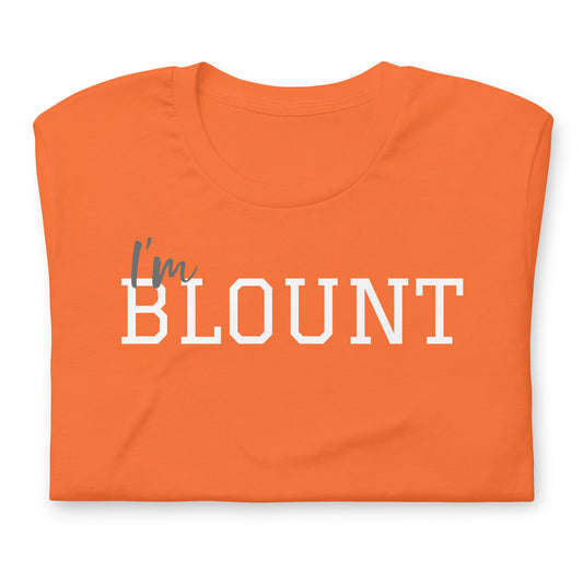 I'm Blount unisex printed t-shirt