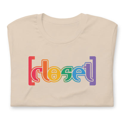 Closet pride unisex printed t-shirt