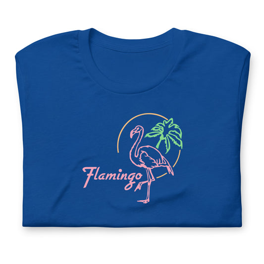 Flamingo Grill unisex printed t-shirt