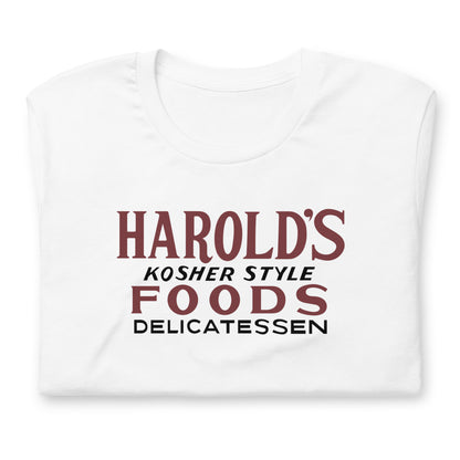 Harold's Deli unisex printed t-shirt