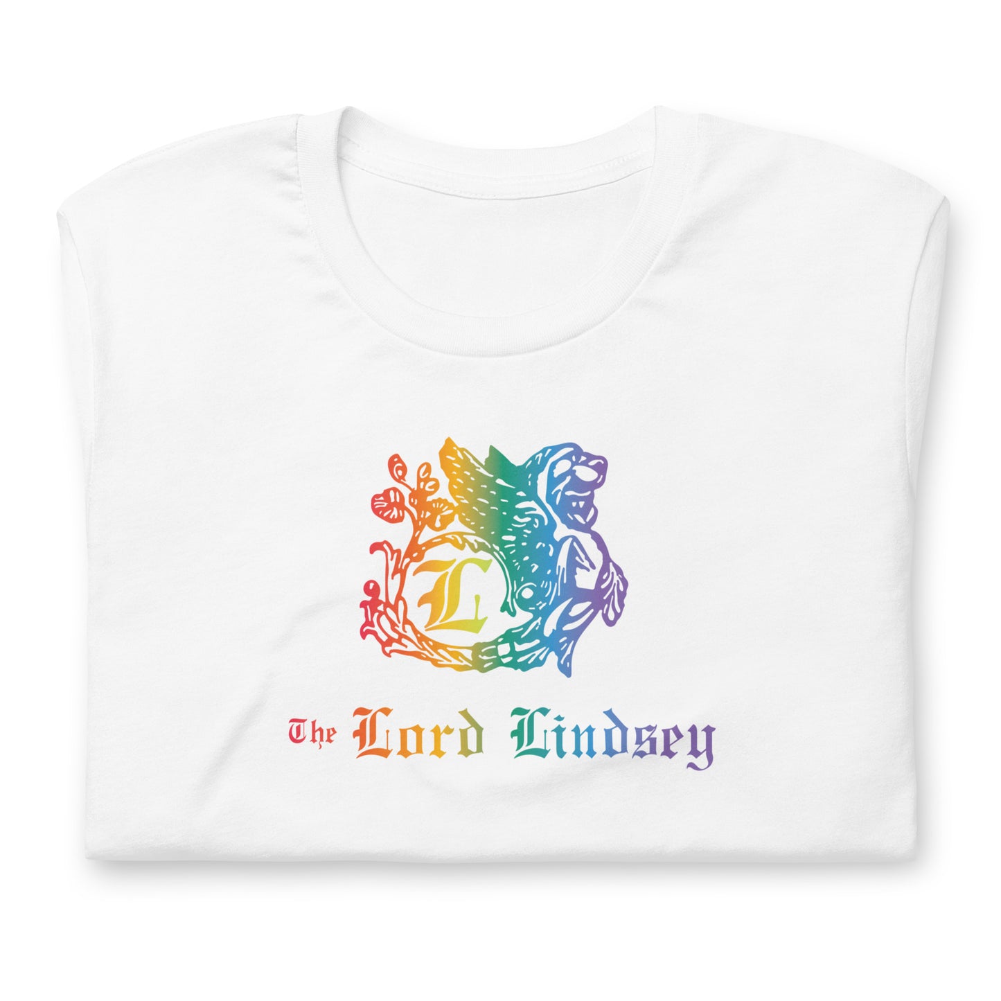 Lord Lindsey pride unisex printed t-shirt