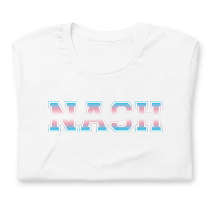 Nash trans pride unisex printed t-shirt