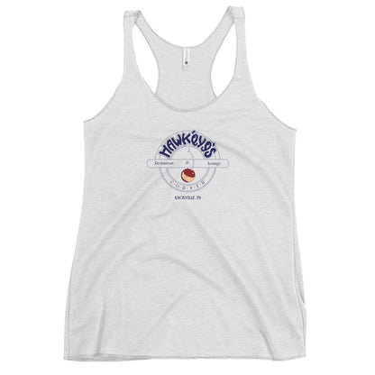 Hawkeye's Corner with Band-Aid women's racerback tank